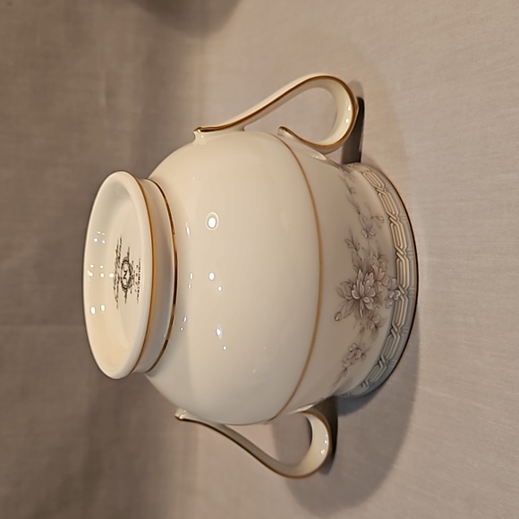 NEW Noritake Salzburg 7299 Sugar Bowl (no lid) Ivory China - Picture 7 of 10